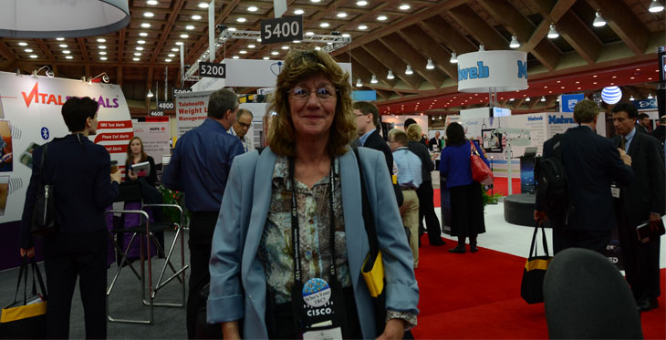Janet Major at the 2014 American Telemedicne Association's annual trade show.