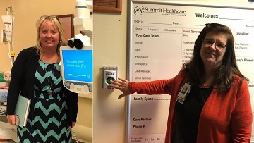 To close out the day, Kristi Iannucci and Fredda Kermes hosted group tours of Summit’s telemedicine facilities.