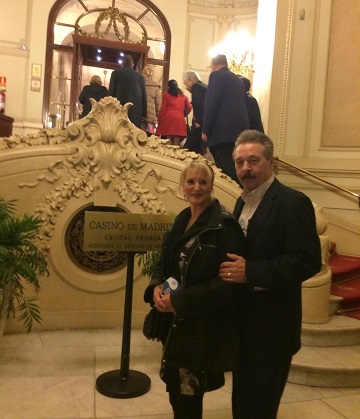 Tina and Herbert Schwager, PhD, at the European Psychiatric International Congress in Madrid in March